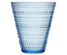 Iittala Kastehelmi Vase, Glas, Aquablau 15,4 cm