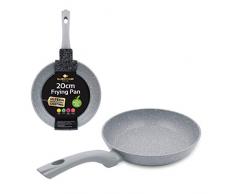 Blackmoor 67099 Non-Stick Anti-Scratch Frying Pan, Grey 20cm Kratzfeste Bratpfanne 20 cm mit Antihaft-Beschichtung Grau, Aluminum