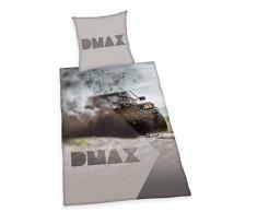 Herding DMAX Bettwäsche-Set, Baumwolle, grau, 135 x 200 cm