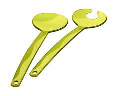 Rotho Onda Salatbesteck, Kunststoff (BPA-frei), grün, (30.6 x 8 cm)