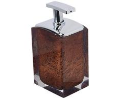 Gedy Seifenspender, Kunstharz, Braun, 6,2 x 8 x 15,5 cm
