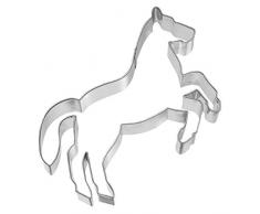 Birkmann 1010717910 Ausstechform Pferd steigend, 13,7 cm, Kunststoff, Grau, 5 x 3 x 2 cm