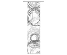 Home Fashion 87272-796 Schiebevorhang Kingston, 245 x 60 cm, schwarz/weiÃ