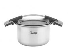 Woll 116CO Concept - 5-ply Edelstahltopf, 16 cm ø, 10 cm hoch, 2 L, inklusiv Deckel