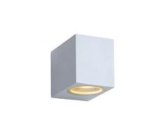 Lucide ZORA-LED - Wandstrahler Außen - LED Dim. - GU10 - 1x5W 3000K - IP44 - Weiß