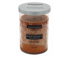 Candle-lite - Duftkerze im Glas, Blood Orange & Teakwood 283g, Orange, 8.5 x 8.5 x 12 cm