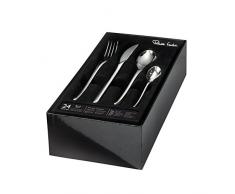 Robert Welch Bud Bright Besteck Set, Edelstahl, Silber, 24 Pieces