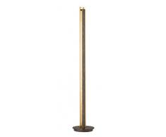 Exklusive LED Stehleuchte in Antik Braun/Messing gefärbt 36 Watt Höhe 143 cm - edle Designerlampe