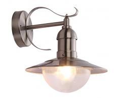 globo Au?en Leuchte Garten Lampe Terrassen Beleuchtung Polycarbonat IP44 Hof Licht Mixed 3270