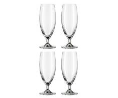 Bohemia Cristal 093 006 134 Bierpokal ca. 0,4 ltr. aus Kristallglas 4er Set Mein Bier