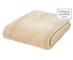 Catherine Lansfield Überwurf, Latte, 200x240cm Throw