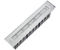 KapegoLED Bodeneinbauleuchte Line II WW, 10 W, asymmetrisch, 220-240 V AC, 3000 K, Edelstahl 730262