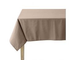 Coucke 3152192181511 Uni Tischdecke, Baumwolle, quadratisch 180 X 180 cm, Baumwolle, Truffe, 180 x 180 x 0,03 cm