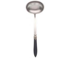 Murano Suppenkelle 2,5 mm Mattes schwarz