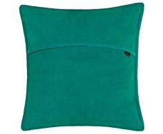 zoeppritz since 1828 Kissen, Zierkissen, Dekokissen, Polyester, Viskose, 775 dark turquoise, 40x40cm