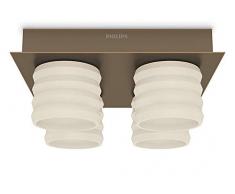 Philips Lighting Deckenleuchte, Metall, 4.5 W, Bronze