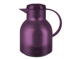 Emsa 505490 Samba Isolierkanne (1 Liter, Quick Press Verschluss, 12h heiÃ, 24h kalt) aubergine
