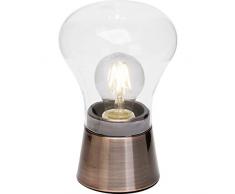 Brilliant Lev Tischleuchte, Glas, messing gebürstet/transparent