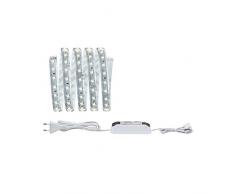 Paulmann 70668 MaxLED 500 LED Strip Basisset 1,5 m LED Stripe 2.700 K Warmweiß Lichtband beschichtet Lichtstreifen 10W 825 lm 106 LED 230/24 V 20 VA