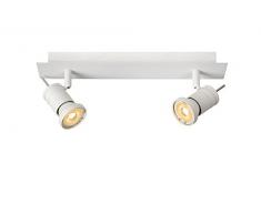 Lucide TWINNY-LED - Deckenstrahler - LED Dim. - GU10 - 2x5W 3000K - Weiß