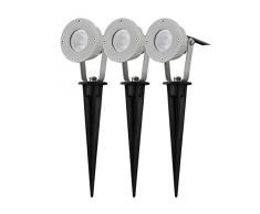 RITOS LED Gartenstrahler mit Erdspiess, 3 x 1 W, IP65