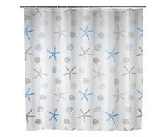 WENKO 22490100 Duschvorhang Bella Mare, wasserdicht, pflegeleicht, Polyethylen-Vinylacetat, 200 x 180 cm, Mehrfarbig