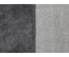 Kuscheldecke IBENA Dublin 2340 / Wendedecke grau/hellgrau / Tagesdecke 150x200 cm / angenehm warm und besonders kuschelig weich / hervorragende Qualität mit hohem Baumwollanteil in vielen verschiedenen Größen und Farben erhältich