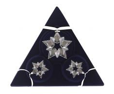 Swarovski Weihnachtsset Kristallfigur, Kristall, weiß, 24