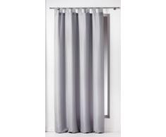 Douceur dIntÃ©rieur - 1600516, Vorhang Passanten, 140 X 260 cm, Essentiel, Polyester Unifarben, Grau