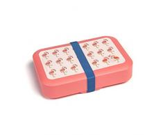 Amuse Lunchbox / Brotdose Flamingo, Größe L, 21 x 14 x 5 cm