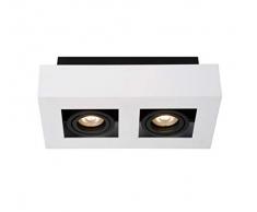 Lucide XIRAX - Deckenstrahler - LED Dim. - GU10 - 2x5W 3000K - Weiß