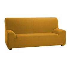 Martina Home, Tunez, elastischer Sofabezug 3 Plätze 3 Plazas (180-240 cm) Senf