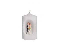 TIB 11094 - Stumpenkerze Hochzeitspaar