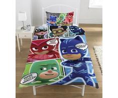 Disney PJ Masken Comic reversibel Panel einzigen Bettbezug