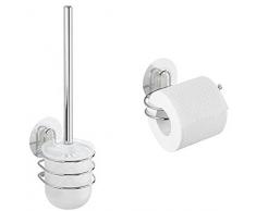 Wenko Static-Loc WC-Garnitur Osimo + Wenko Static-Loc Toilettenpapierhalter Osimo