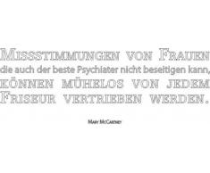 INDIGOS 4051095017189 Wandtattoo w200 Missstimmung von 120 x 41 cm, weiÃ