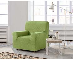 Zebra Textil Elastische Sofa-Husse Beta Größe 3 Sitzer (Von 170 bis 210 cm), Farbe Pistazie (Mehrere Farben verfügbar)