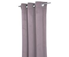 TOM TAILOR Unisex Home unifarbener Ösenschal Mauve,135/255