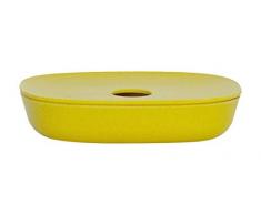 EKOBO Bano Lemon Seifenschale, Bambus, 12.7x9.8x3.3 cm