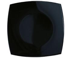 Luminarc Dessertteller Quadrato, Schwarz, 19 x 19 x 2 cm