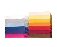 CelinaTex Lucina for Kids Baby Spannbettlaken Doppelpack 60x120-70x140 cm Creme gelb Baumwolle Spannbetttuch