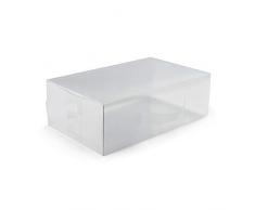 Compactor Home Aufbewahrungsbox, Polypropylen, faltbar, Schuhbox, Transparent