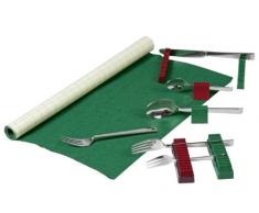 Gebr. Buchholz Besteck Filztuch, selbstklebend grün 45x70cm