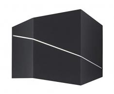 Trio Leuchten Zorro 223210132 LED Wandleuchte, Metall, 6.5 Watt, Schwarz Matt