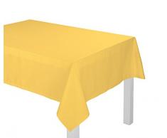 adam Uni Collection Tischdecke Bio Baumwolle Gelb 80 x 80 cm