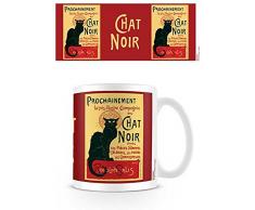 empireposter Chat Noir, Steinlen - Jugendstil Keramik Tasse - Grösse Ø8,5 H9,5cm