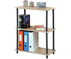 Kesper Regal Wohnzimmer, 60 x 30 x 76 cm, braun