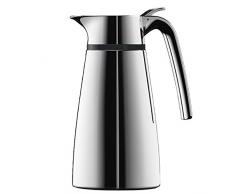 Emsa 514388 Isolierkanne, Edelstahl, 0.6 Liter, Easy Open Verschluss, Elea