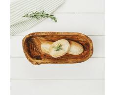 Natürlich Med Nm/ol081l Servierschale, braun