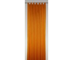 Wirth AustralienSch550-2 Vorhang Australien Schlaufenschal, 175 x 135 cm, Einzelgardine, orange